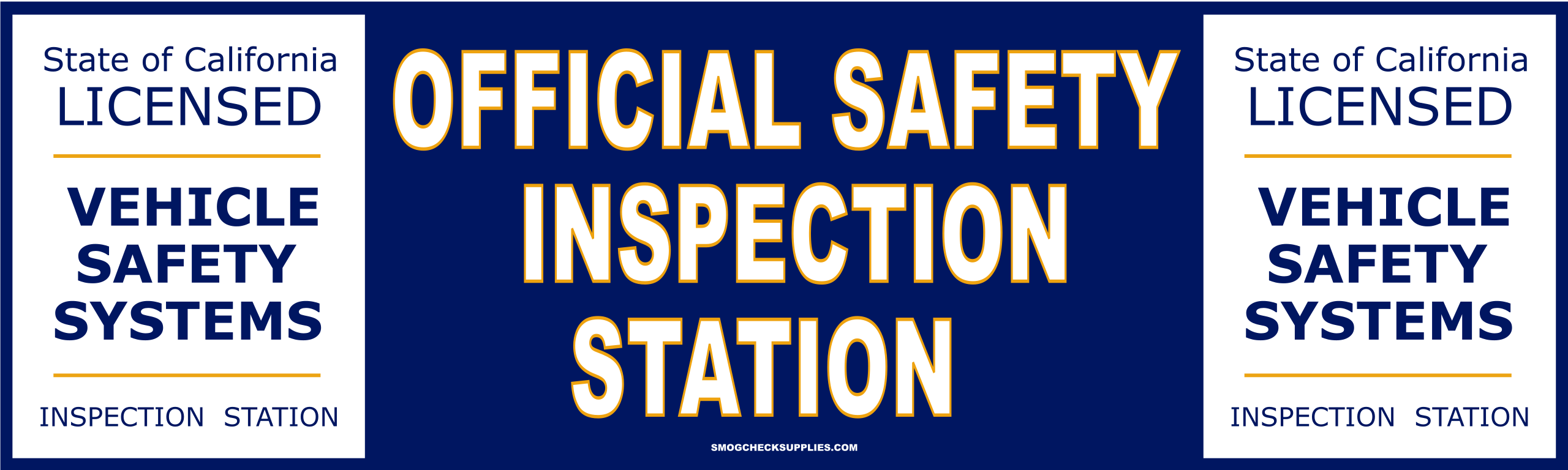 Official Safety Inspection Station Vinyl Banner