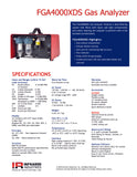 INFRARED FGA4000XDS 4-GAS EXHAUST ANALYZER