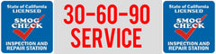30-60-90 SERVICE BANNER, 3' X 10'