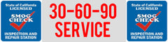 30-60-90 SERVICE BANNER, 3' X 10'