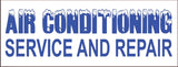 Air Conditioning Service and Repair | Vinyl Banner