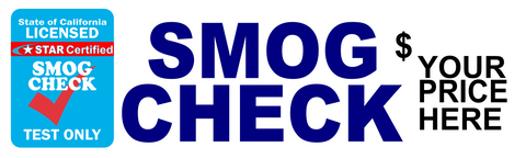 STAR CERTIFIED SMOG CHECK YOUR PRICE HERE TEST ONLY CUSTOM