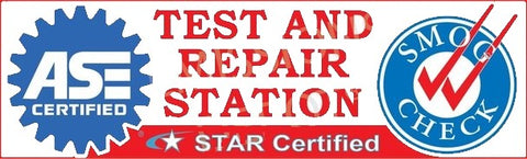 Test and Repair | Star Certified | ASE | 3 X 10 | Vinyl Banner