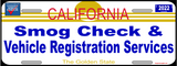 SMOG CHECK & VEHICLE REGISTRATION SERVICES BANNER