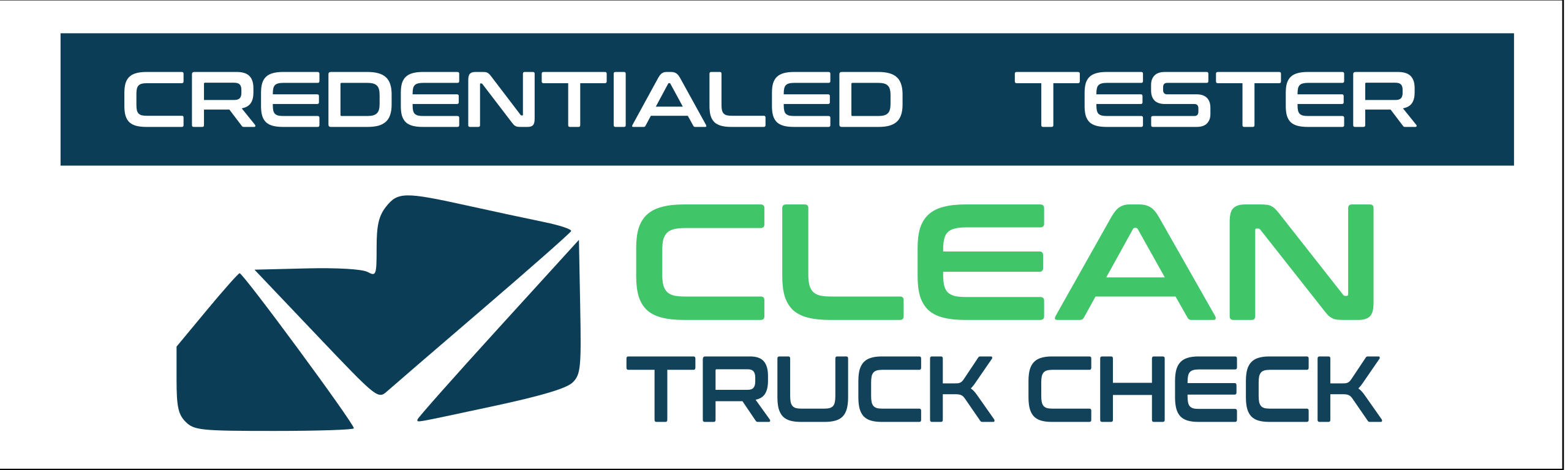 Clean Trucks. Sign CLEAN TRUCK CHECK BANNER | Smogchecksupplies.com