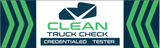 Clean Truck Check Vinyl Banner