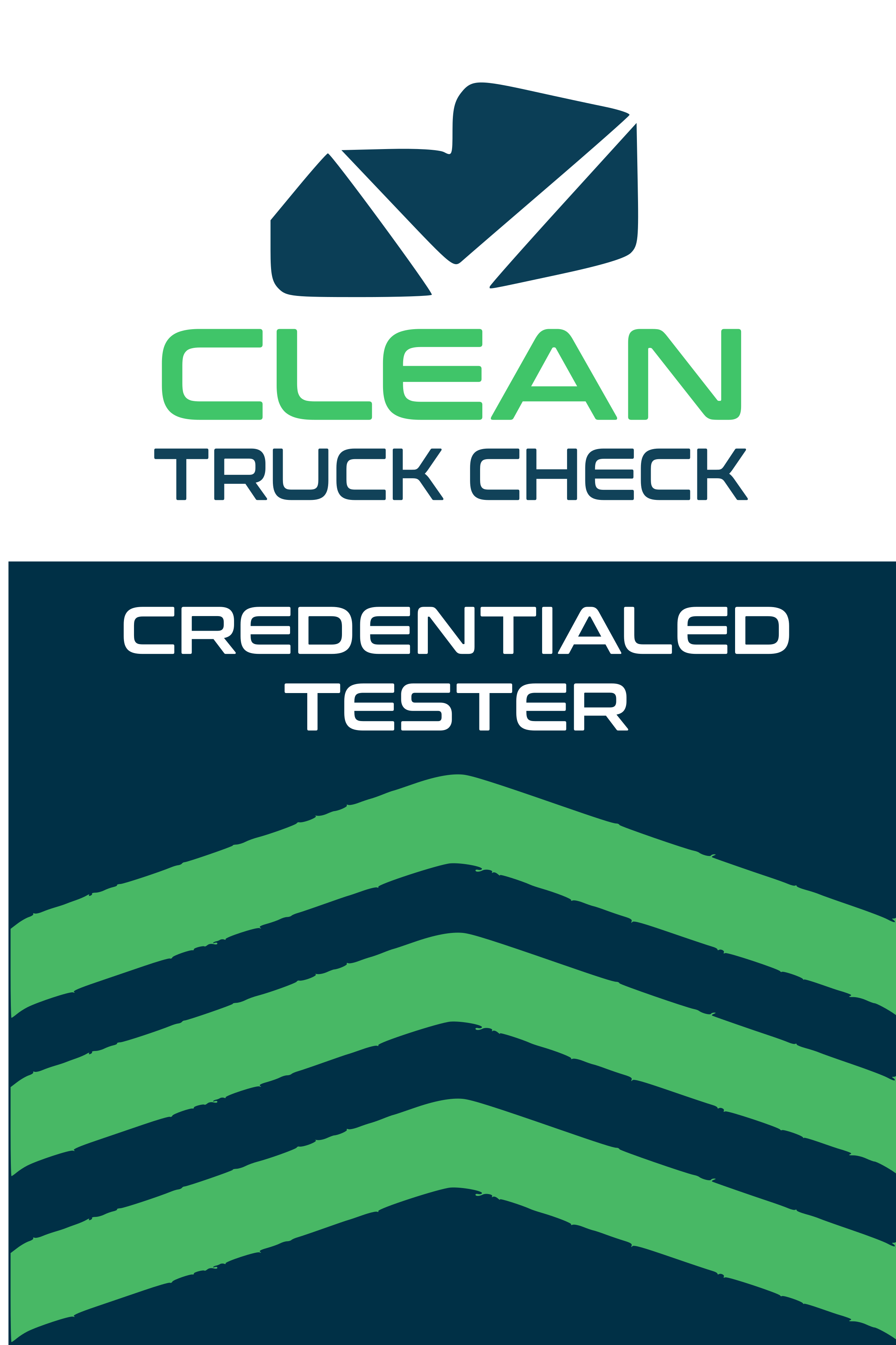 CLEAN TRUCK CHECK METAL SIGN (SINGLE SIDED) | Smogchecksupplies.com