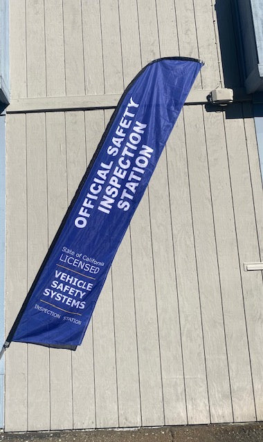 Magnetic Inspection Flags OFFICIAL VEHICLE SAFETY INSPECTIONS SWOOPER FLAG | Smogchecksupplies.com