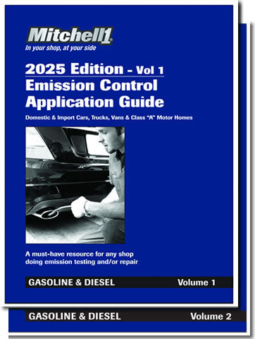 **ON SALE** 2025 MITCHELL 1  EMISSION CONTROL APPLICATION GUIDE ECAT25