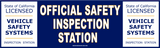 Official Safety Inspection Station Vinyl Banner