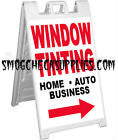 A-Frame Sidewalk Sign, WINDOW TINTING, SMOGCHECKSUPPLIES.COM ...
