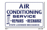 AIR CONDITIONING SERVICE SIGN