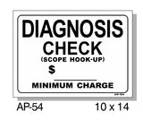 Diagnosis Check $ Sign, AP-54