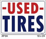 Used Tires Sign, AP-94