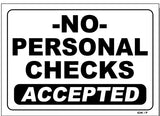 No Personal Checks Accepted, CK7