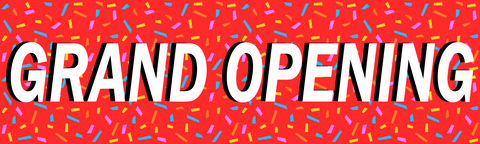GRAND OPENING BANNER