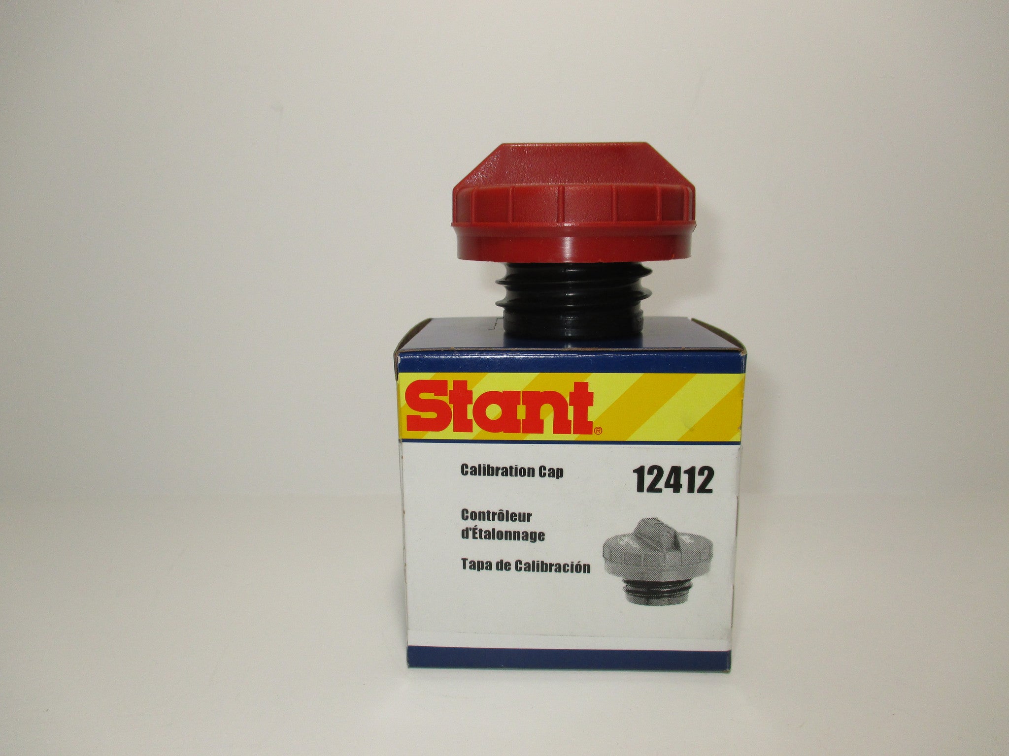 STANT FUEL CAP ADAPTER 12412, RED FAIL