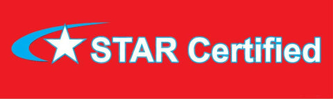 STAR CERTIFIED | 3FT X 10FT | Vinyl Banner