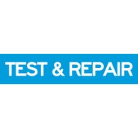 TEST AND REPAIR DECAL, 5" X 24"