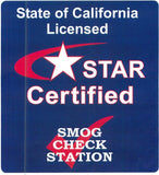 Star Certified Smog Check Sign, STAR CERTIFIED SIGN