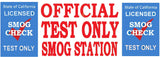 Official TEST ONLY Smog Station | Vinyl Banner