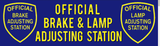 Official Brake and Lamp Adjusting Station | Vinyl Banner