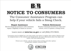 NOTICE TO CONSUMERS SIGN