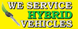 We Service Hybrid Vehicles | Vinyl Banner