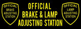 Official Brake and Lamp (Black) | Vinyl Banner SMOG BANNER