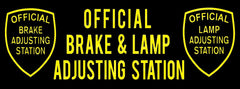 Official Brake and Lamp (Black) | Vinyl Banner SMOG BANNER