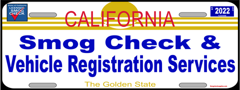 SMOG CHECK & VEHICLE REGISTRATION SERVICES BANNER