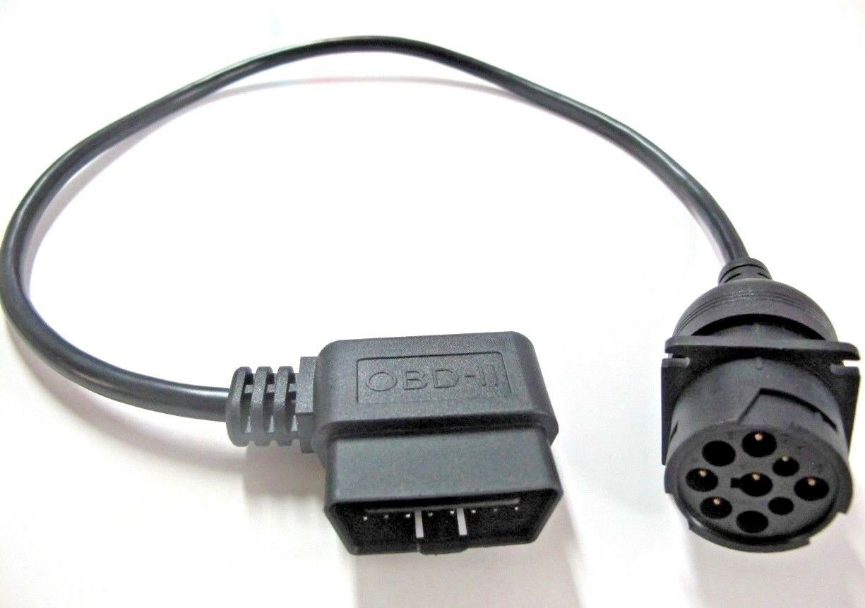 XSHD 16-Pin OBD2 To 8/9 Pin ELD Diagnostics Cable Adapter For Volvo & Mack Trucks