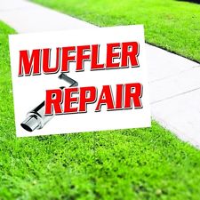 MUFFLER REPAIR  Yard Sign AUTO DEALERSHIP SIGNS