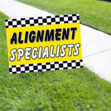 Alignment Specialists Yard Sign
