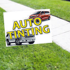 Auto Tinting Yard Sign 