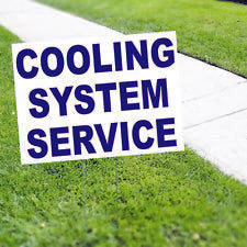 Cooling System Service Radiator Auto Workshop Garage Coroplast Yard Sign