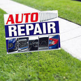 Auto Repair Automotive Business Yard Sign