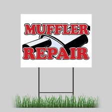 MUFFLER REPAIR Yard Sign AUTO REPAIR SIGN SMOG SIGN