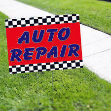 Auto Repair Yard Sign